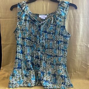 lightweight top blue green yellow black white